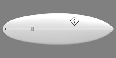 space project prf surfboard